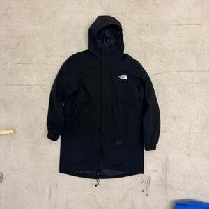 The North Face Black Trench Style Insulated Zip Up Coat